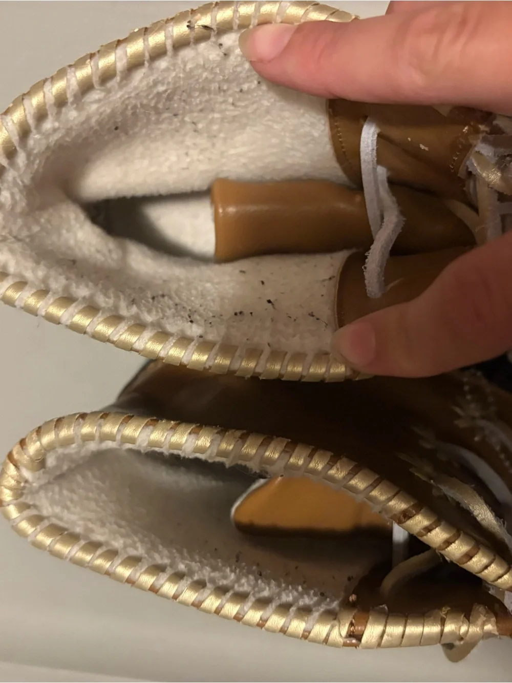 Jack Rogers Two-Tone Tan and Black Waterproof Duck Boots
